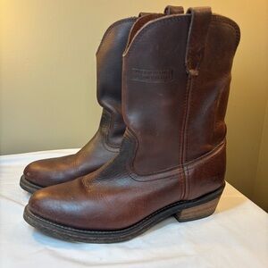 Ad Tec Men’s 11” Ranch Wellington Water Resistant Oil Tanned Work Boots Sz 10